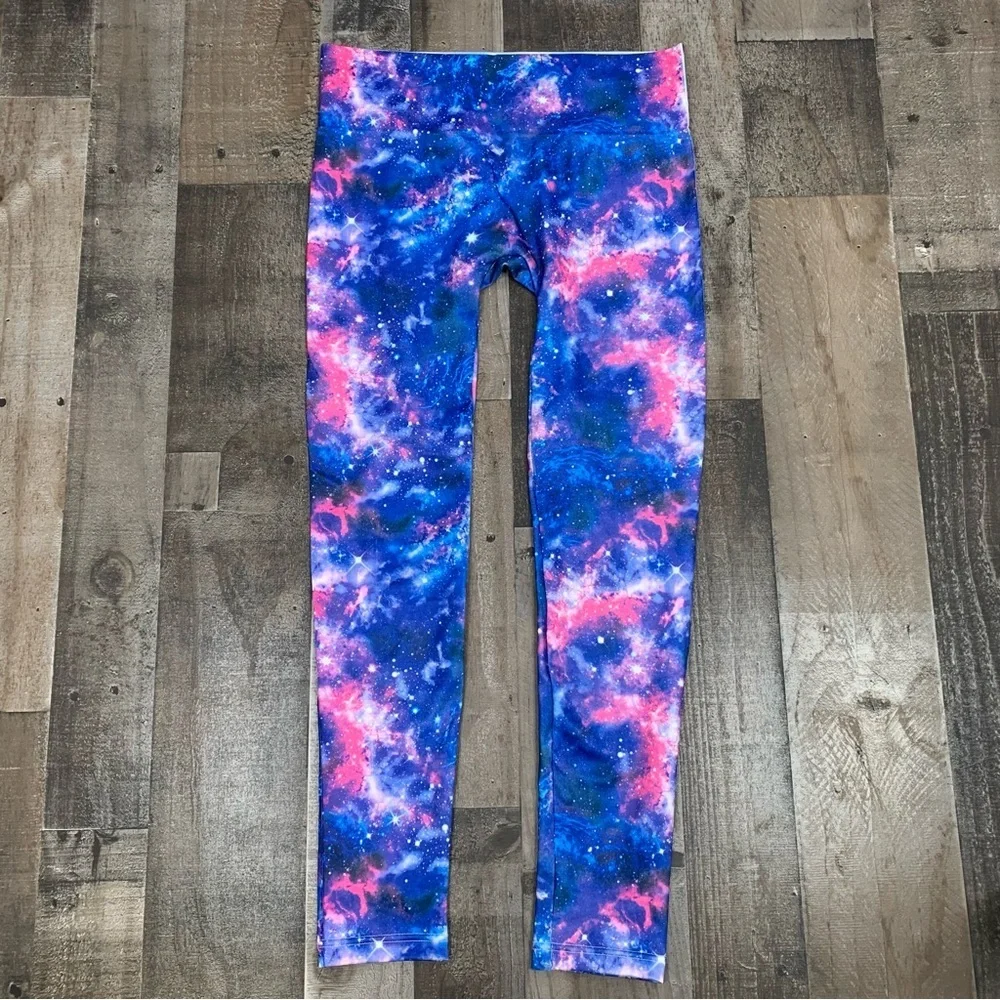 First Looks Seamless Legging L/XL blue purple Pink‎ Galaxy.